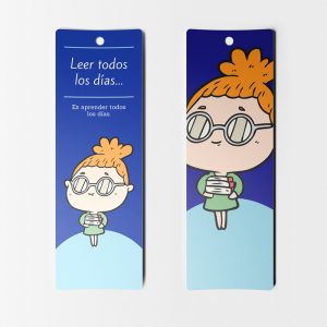Separadores Creativos de libro ilustración leer todos los días