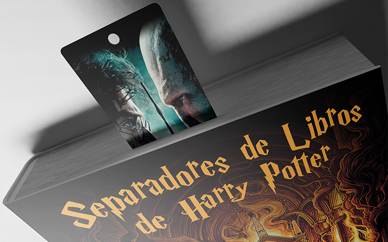 Separadores de Libros de Harry Potter y Marcapáginas
